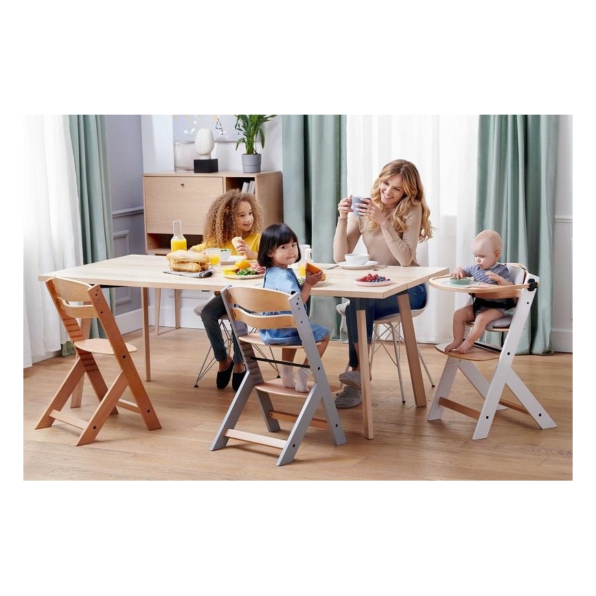 KINDERKRAFT - Children's dining chair ENOCK grå