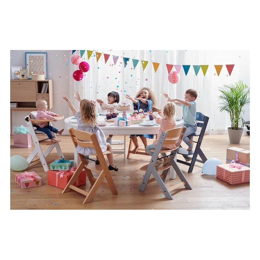 KINDERKRAFT - Children's dining chair ENOCK grå