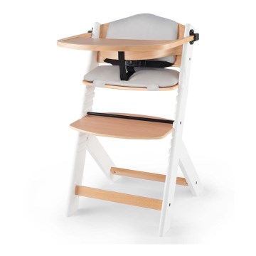 KINDERKRAFT - Children's dining chair ENOCK with cushions grå/vit
