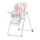 KINDERKRAFT - Children's dining chair YUMMY rosa/vit