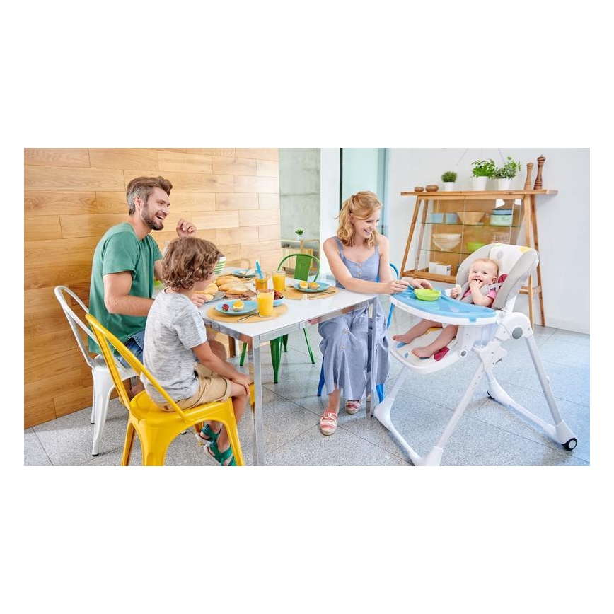 KINDERKRAFT - Children's dining chair YUMMY rosa/vit