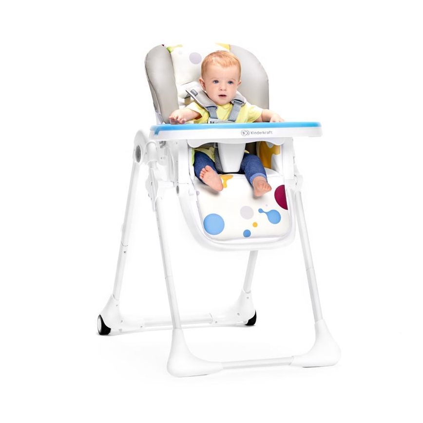 KINDERKRAFT - Children's dining chair YUMMY rosa/vit
