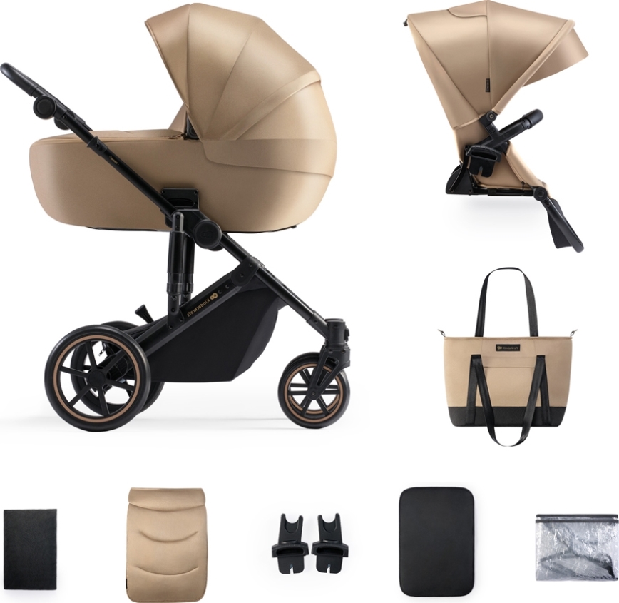 KINDERKRAFT - Combination stroller 2i1 PRIME 2 beige