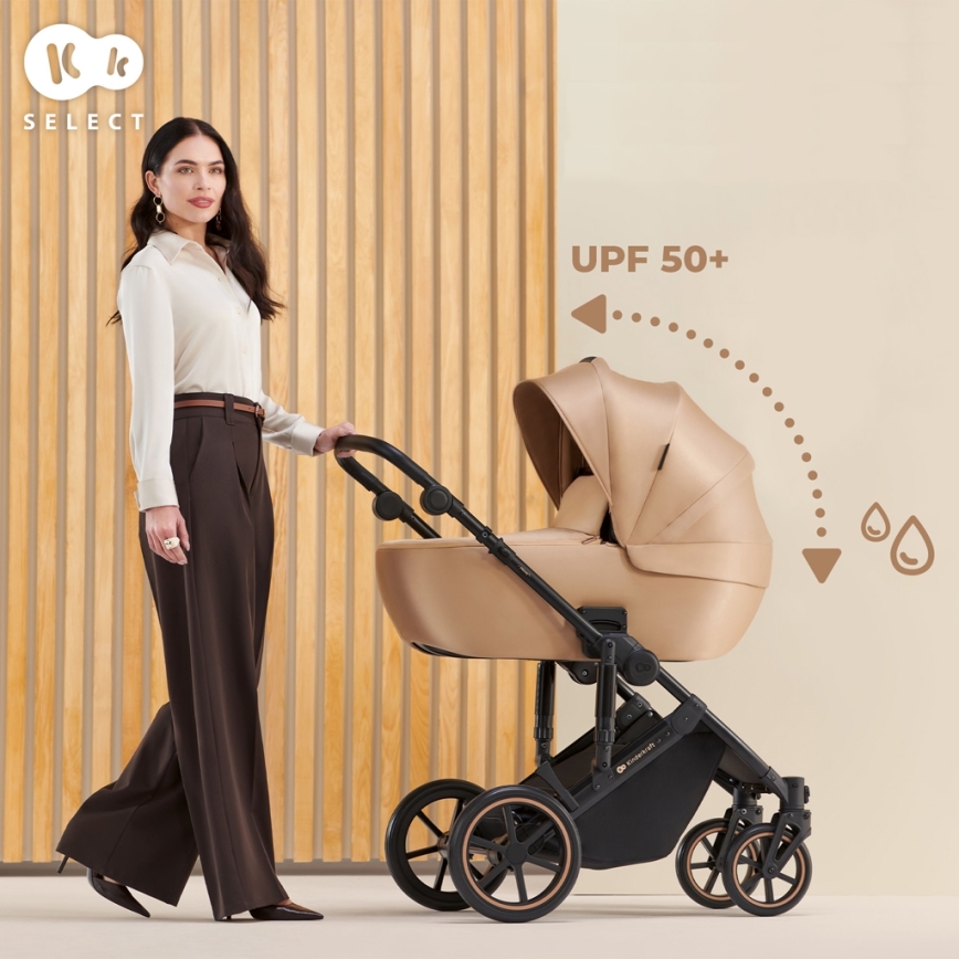 KINDERKRAFT - Combination stroller 2i1 PRIME 2 beige