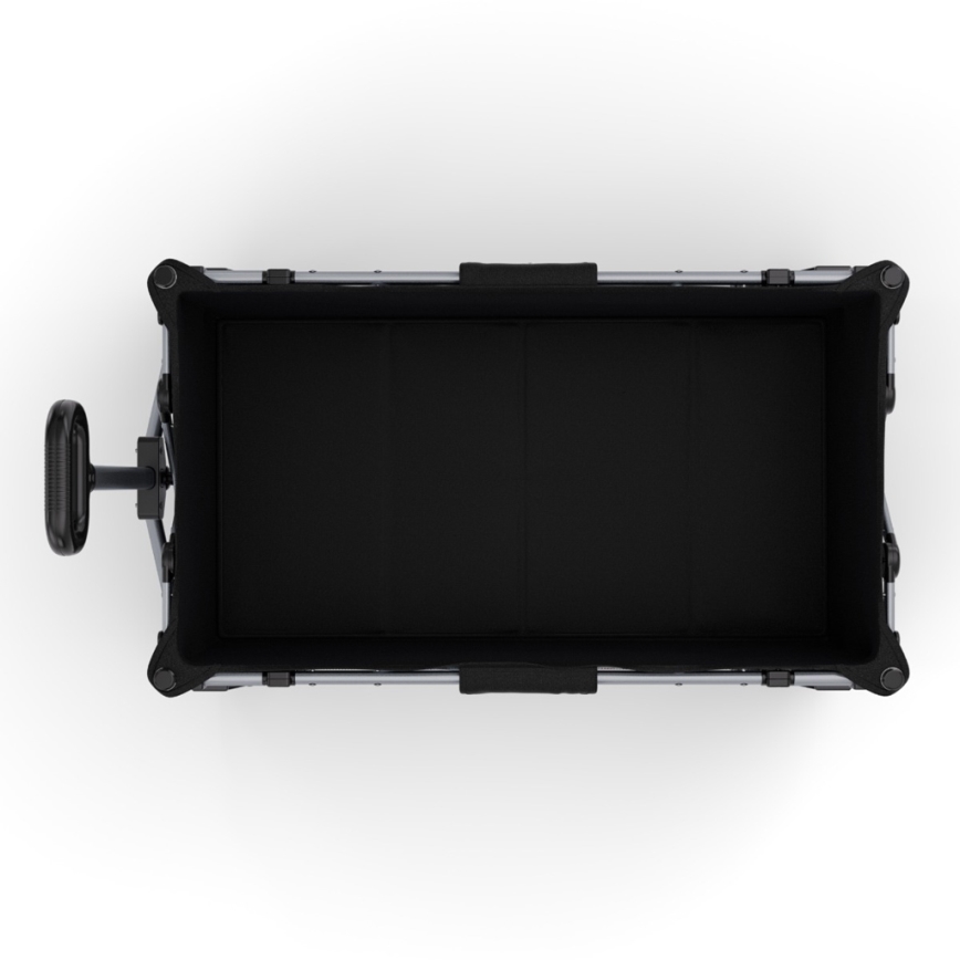 KINDERKRAFT - Hopfällbar transportvagn WAGON ROLLSTER svart