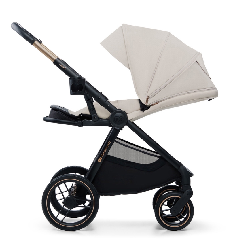 KINDERKRAFT - Kombinations barnvagn 2i1 NEA 2 beige