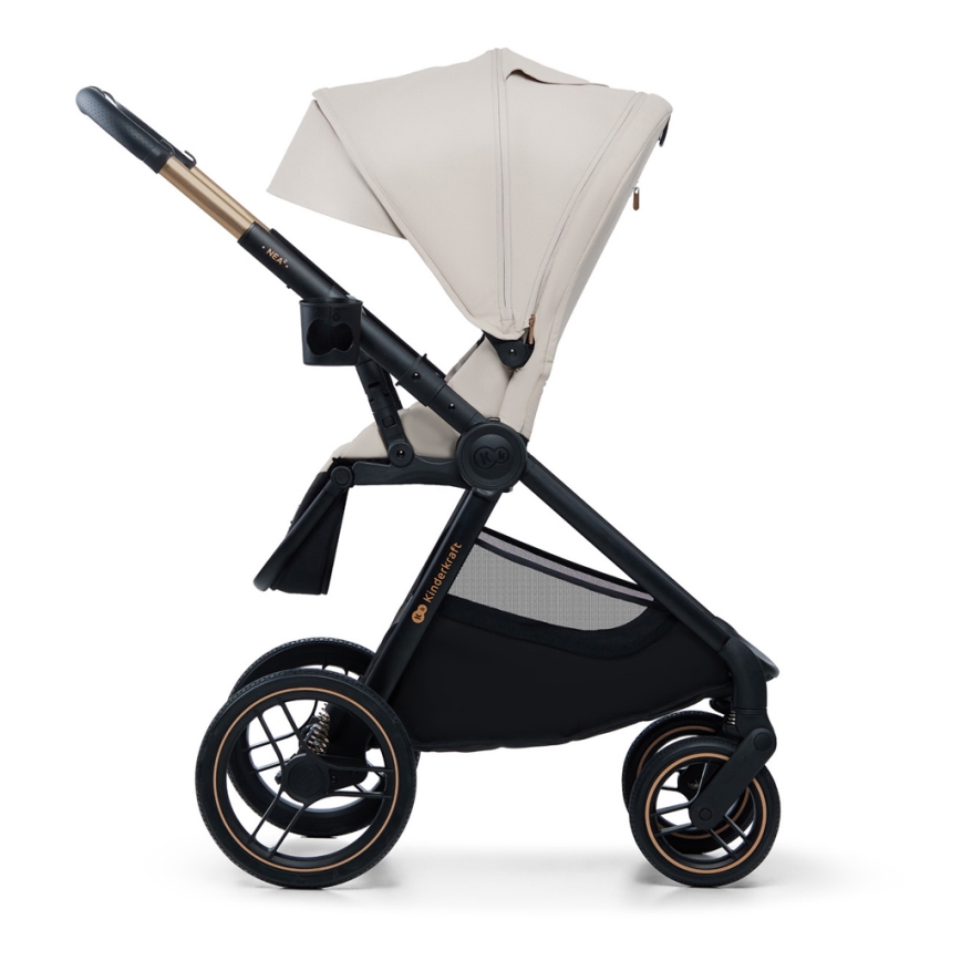 KINDERKRAFT - Kombinations barnvagn 2i1 NEA 2 beige