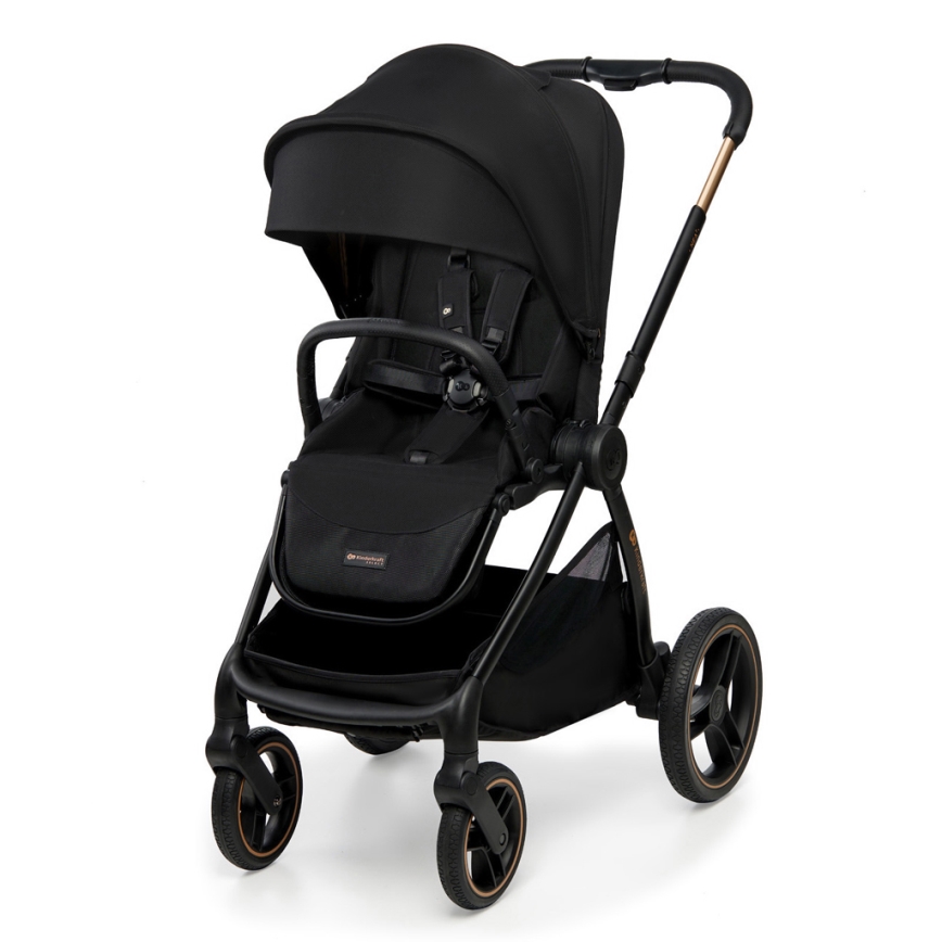 KINDERKRAFT - Kombinations barnvagn 2i1 NEA 2 Midnight svart