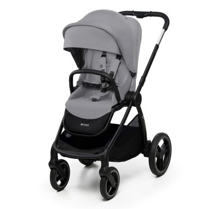 KINDERKRAFT - Kombinations barnvagn 2i1 NEA 2 Platinum grå