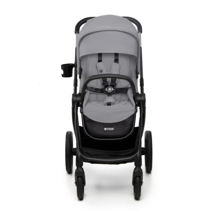 KINDERKRAFT - Kombinations barnvagn 2i1 NEA 2 Platinum grå