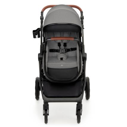 KINDERKRAFT - Kombinations barnvagn 3i1 ESME Moonlight grå + bilstol MINK PRO