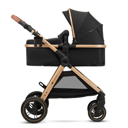 KINDERKRAFT - Kombinations barnvagn 3i1 ESME Pure svart + bilstol MINK PRO