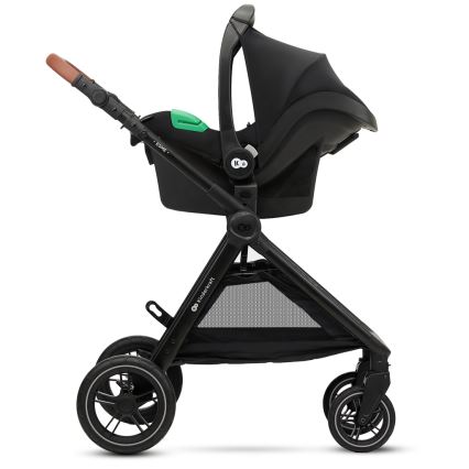 KINDERKRAFT - Kombinations barnvagn 3i1 ESME Sand beige + bilstol MINK PRO
