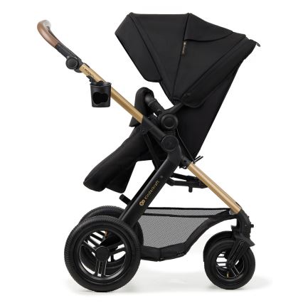 KINDERKRAFT - Kombinations barnvagn 3i1 MOOV 2 AIR Pure svart + bilstol MINK PRO