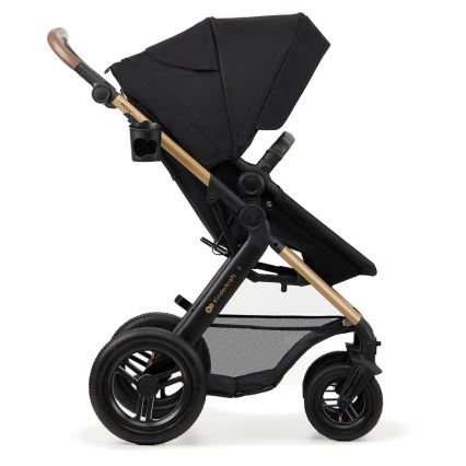 KINDERKRAFT - Kombinations barnvagn 3i1 MOOV 2 AIR Pure svart + bilstol MINK PRO