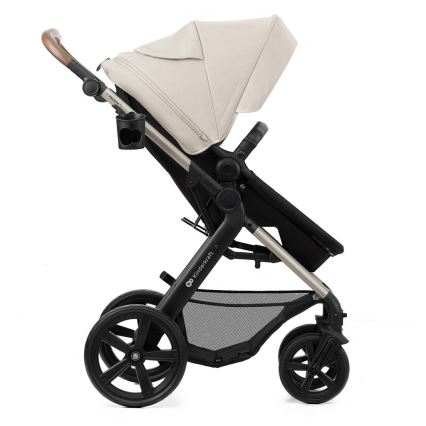 KINDERKRAFT - Kombinations barnvagn 3i1 MOOV 2 Moonlight grå + bilstol MINK PRO