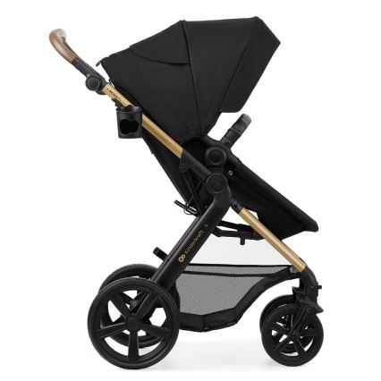 KINDERKRAFT - Kombinations barnvagn 3i1 MOOV 2 Pure svart + bilstol MINK PRO