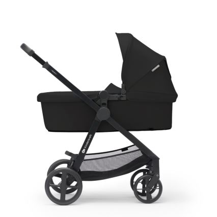 KINDERKRAFT - Kombinations barnvagn 3i1 NEWLY Klassisk svart  + bilstol MINK PRO