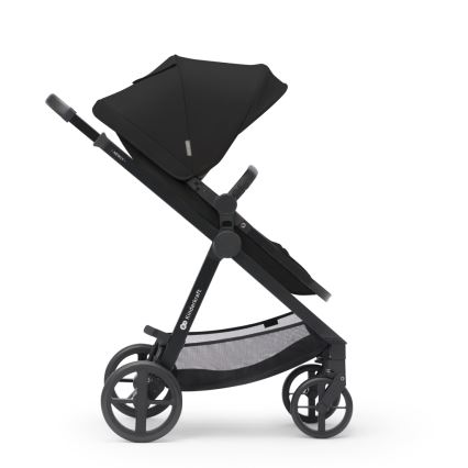 KINDERKRAFT - Kombinations barnvagn 3i1 NEWLY Klassisk svart  + bilstol MINK PRO