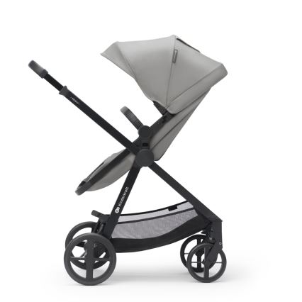 KINDERKRAFT - Kombinations barnvagn 3i1 NEWLY Moonlight grå  + bilstol MINK PRO