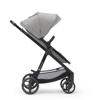 KINDERKRAFT - Kombinations barnvagn 3i1 NEWLY Moonlight grå  + bilstol MINK PRO