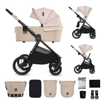 KINDERKRAFT - Kombinationsvagn 2-i-1 NEA 2 Dune Whisper Bizuu