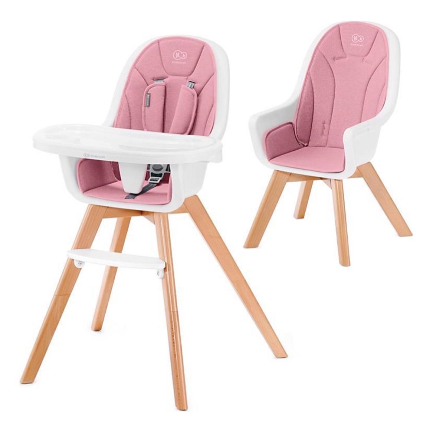 KINDERKRAFT - Matstol 2i1 TIXI rosa