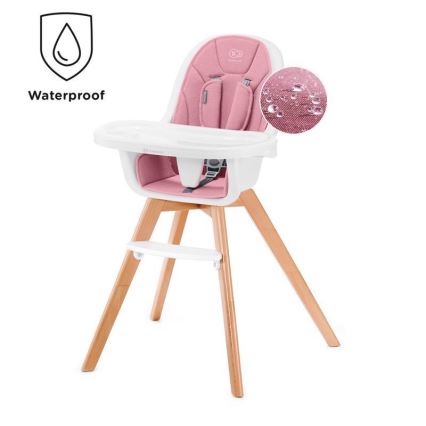 KINDERKRAFT - Matstol 2i1 TIXI rosa