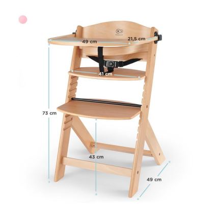 KINDERKRAFT - Matstol ENOCK beige