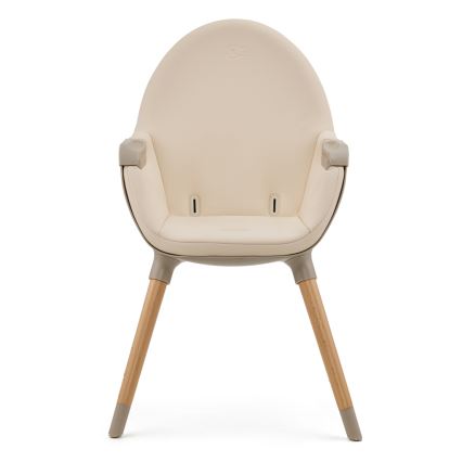 KINDERKRAFT - Matstol för barn 2v1 FINI2 bok/beige