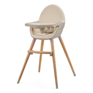 KINDERKRAFT - Matstol för barn FINI2 bok/beige