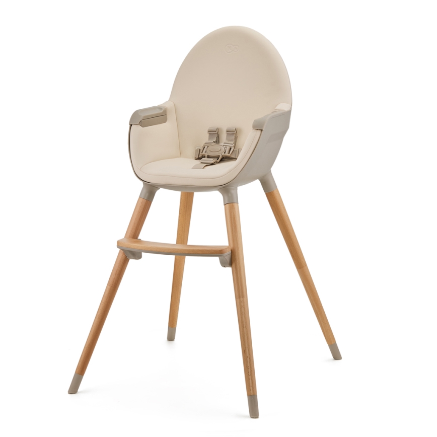 KINDERKRAFT - Matstol för barn FINI2 bok/beige