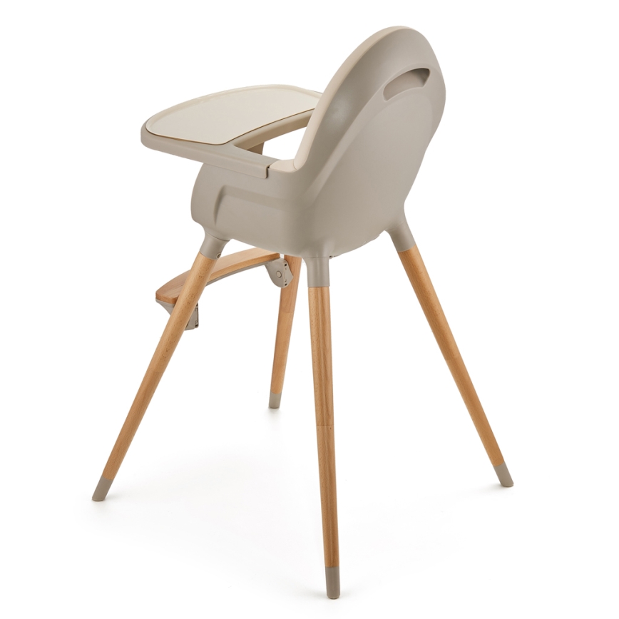 KINDERKRAFT - Matstol för barn FINI2 bok/beige