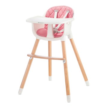 KINDERKRAFT - Matstol för barn SIENNA bok/rosa