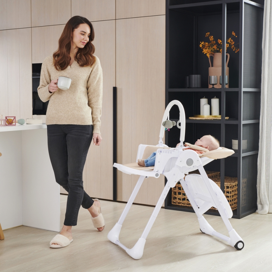 KINDERKRAFT - Matstol för barn TUMMIE beige