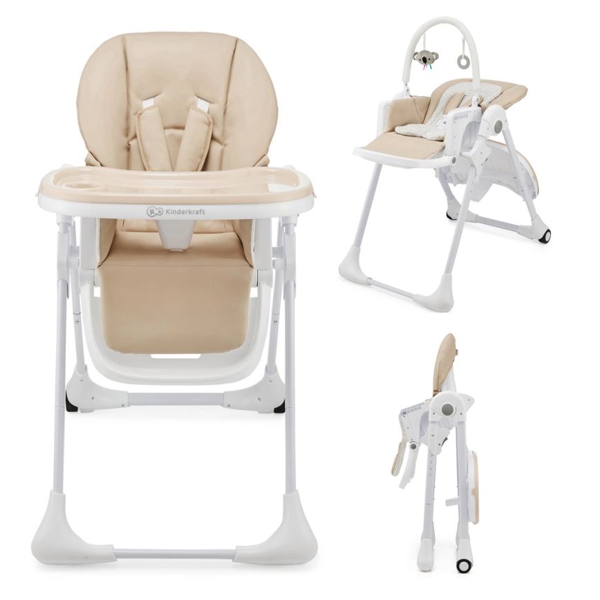 KINDERKRAFT - Matstol för barn TUMMIE beige