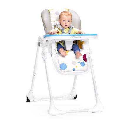 KINDERKRAFT - Matstol YUMMY grå