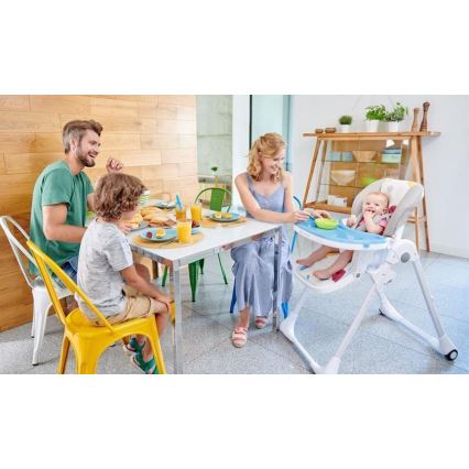 KINDERKRAFT - Matstol YUMMY grå