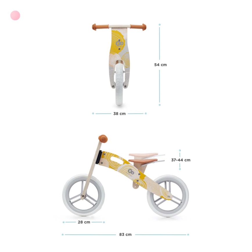 KINDERKRAFT - Push bike RUNNER gul