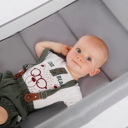KINDERKRAFT - Resesäng Baby Tiger VIKI grå