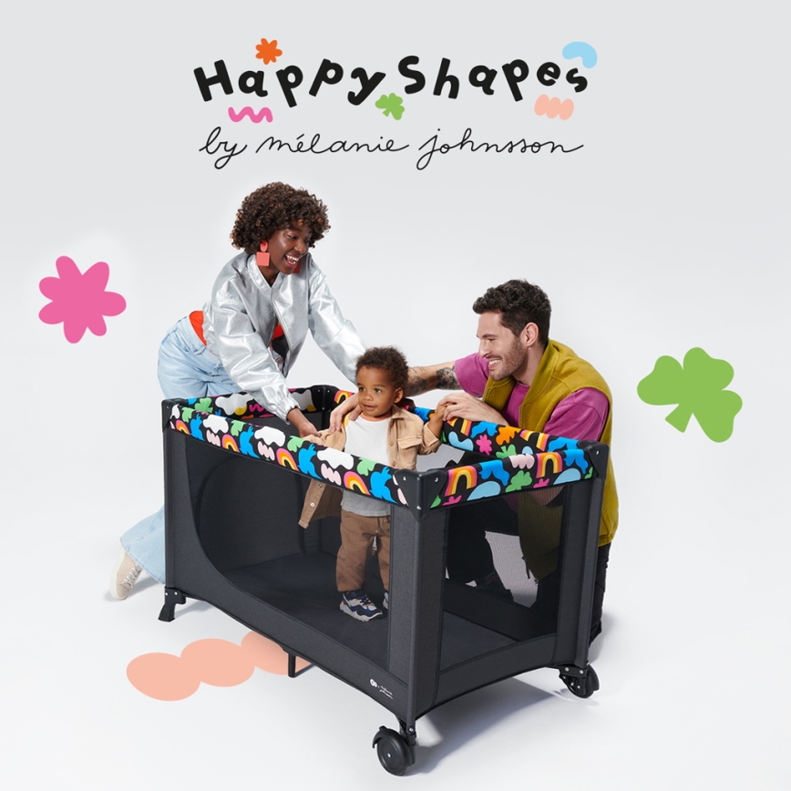 KINDERKRAFT - Resesäng JOY 2 Happy shapes