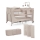 KINDERKRAFT - Resesäng JOY 2 med tillbehör beige