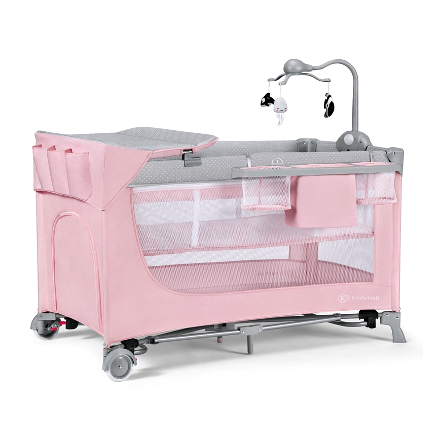 KINDERKRAFT - Resesäng LEODY rosa