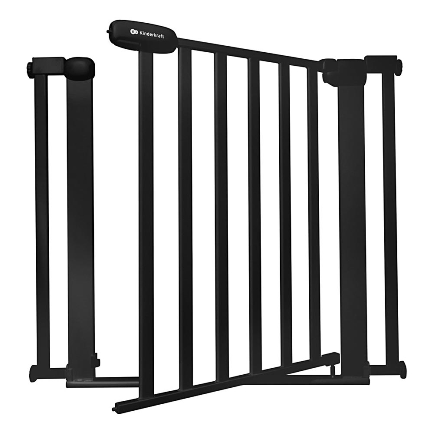 KINDERKRAFT - Säkerhetsbarriär LOCK&GO 75-103 cm svart