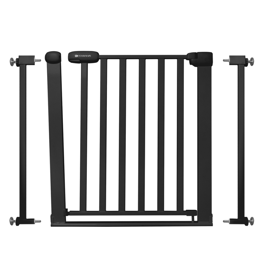 KINDERKRAFT - Säkerhetsbarriär LOCK&GO 75-103 cm svart