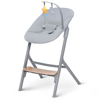 KINDERKRAFT SELECT - Barnstol 3-i-1 LIVY Premium ek + liggdel CALMEE