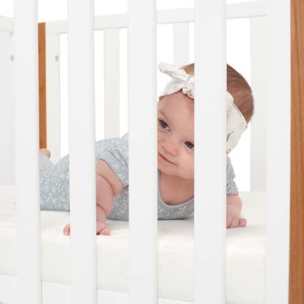 KINDERKRAFT SELECT - 4-i-1 spjälsäng KOYA Premium bok/furu