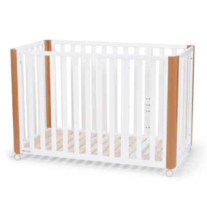 KINDERKRAFT SELECT - 4-i-1 spjälsäng KOYA Premium bok/furu