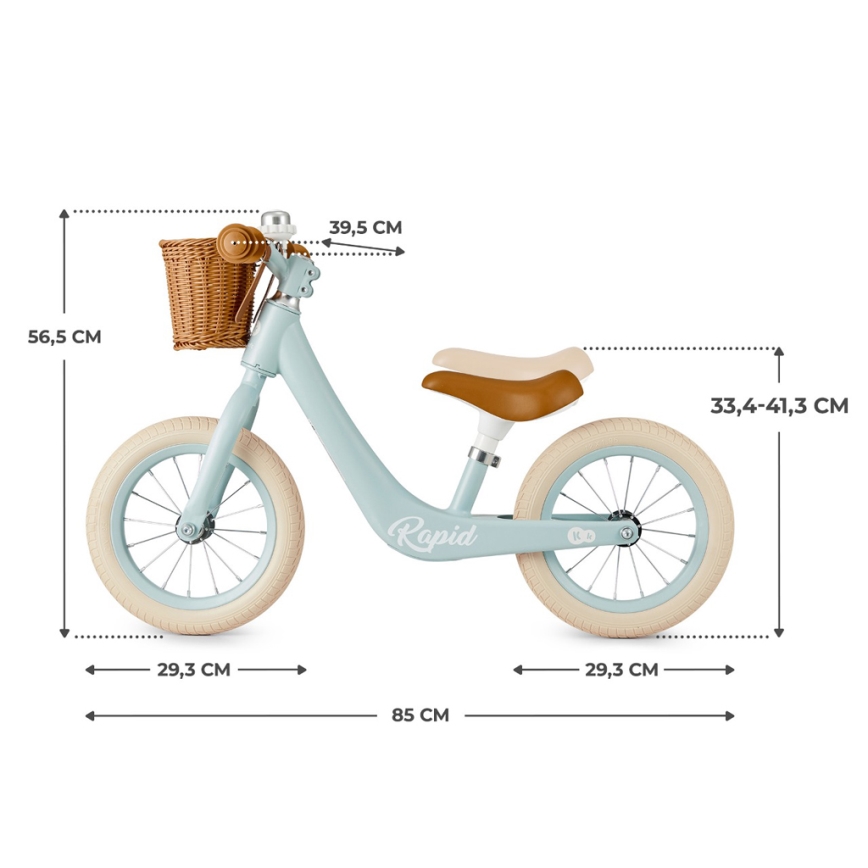 KINDERKRAFT SELECT - Balanscykel RAPID2 Blue breeze