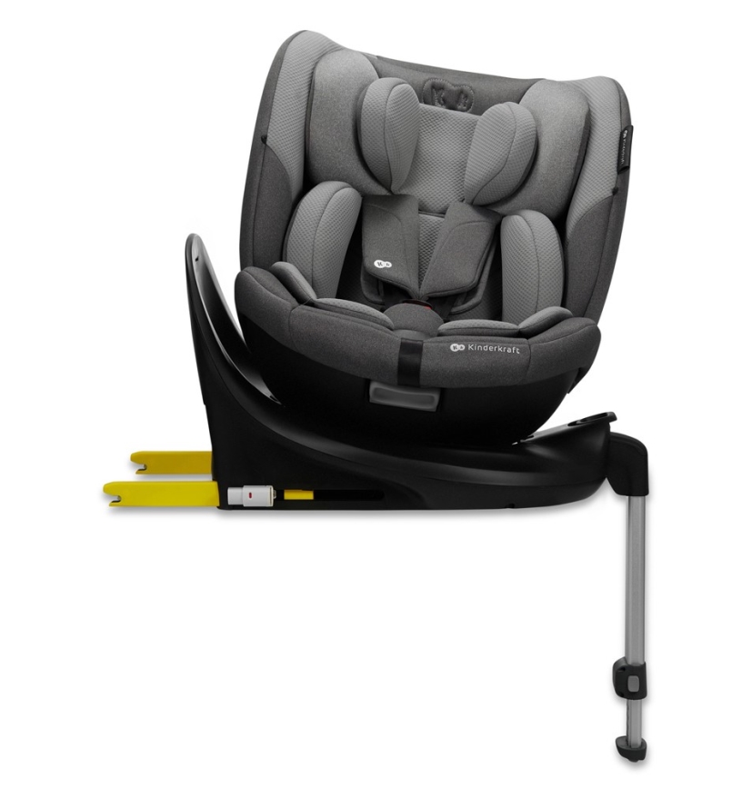 KINDERKRAFT SELECT - Bilbarnstol I-FIX (40-150 cm) Cool grå